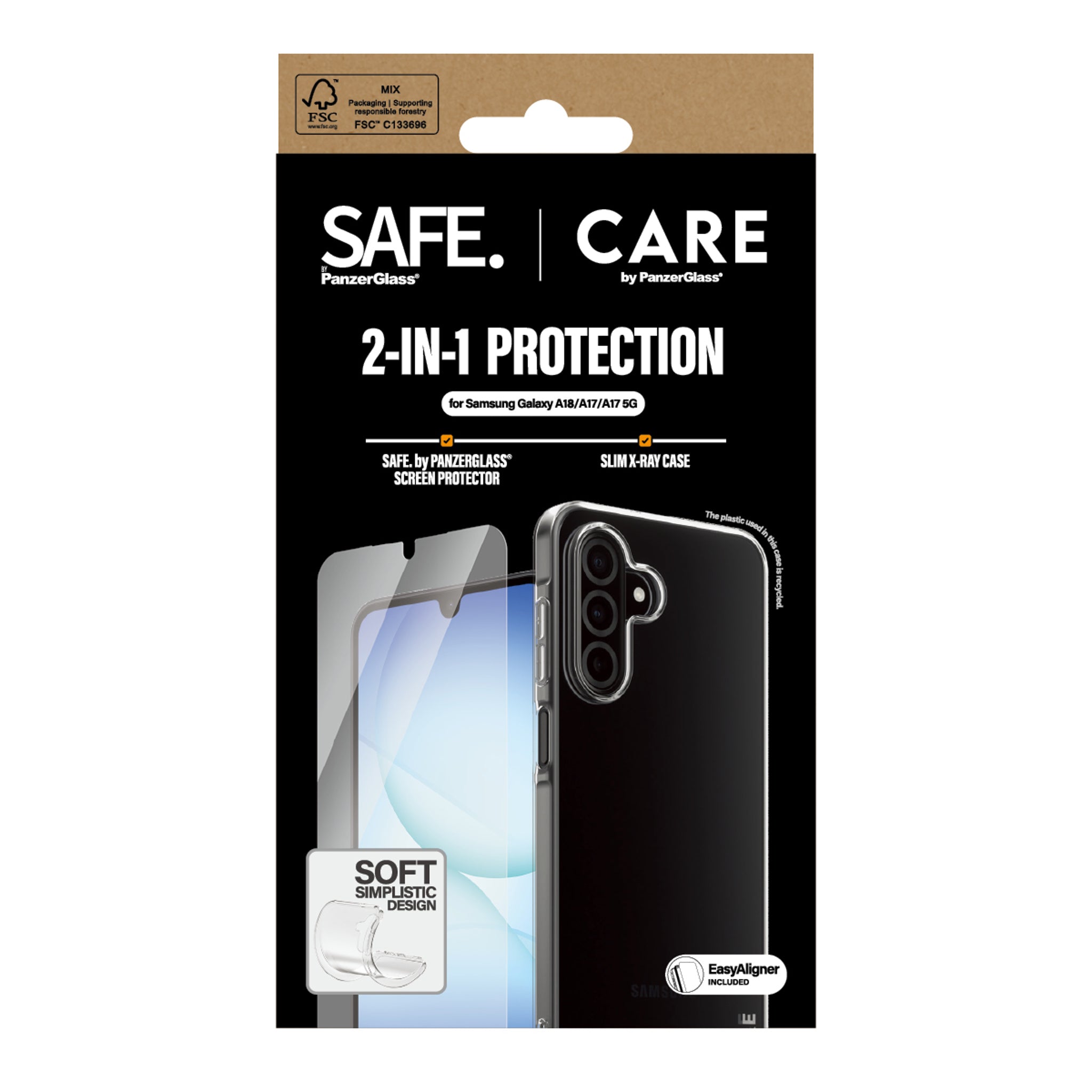 CARE™ | SAFE. by PanzerGlass® 2-in-1 Fashion Bundle Samsung Galaxy A18 | A17 4G | 5G
